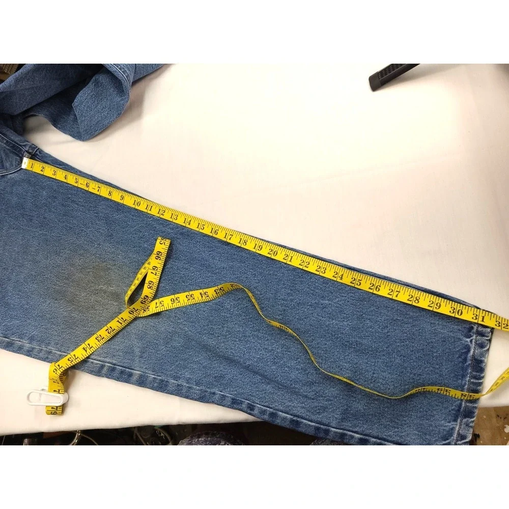 Mens Carhartt Jeans 38x32 Relaxed Fit Mid Rise Med Wash Bootcut